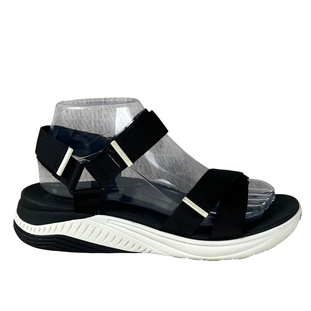 Dansko Racquel Black Comfort Active Sandals Womens Size 38 7.5-8 Strappy Sporty - Picture 2 of 8